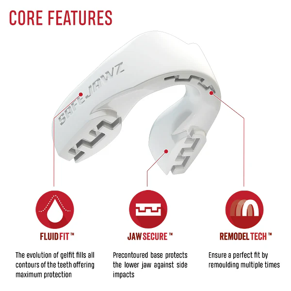 Safejawz Intro Range Mouthguard White - Image 3