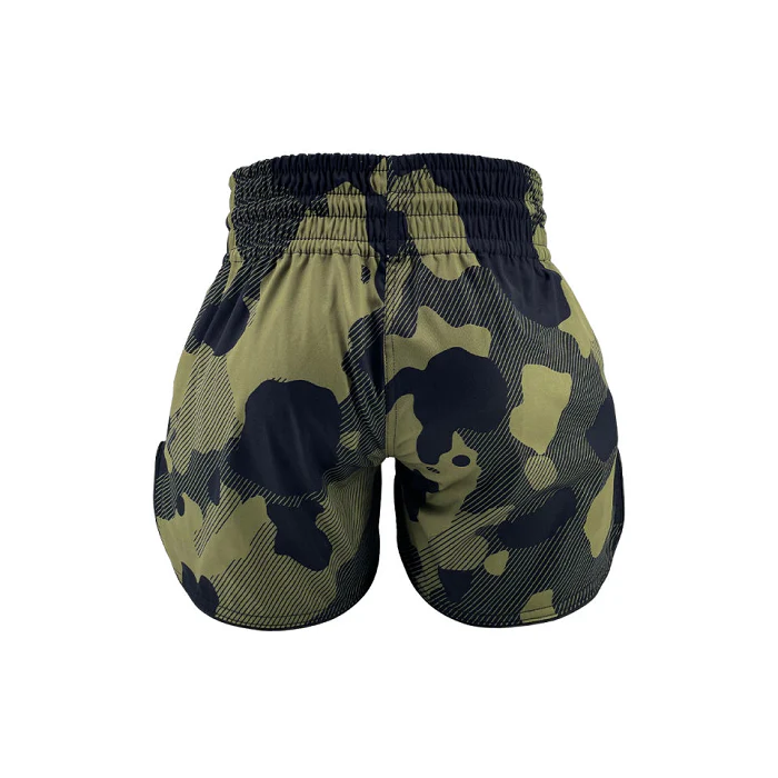 Savage One Green Camo Muay Thai Shorts - Image 4