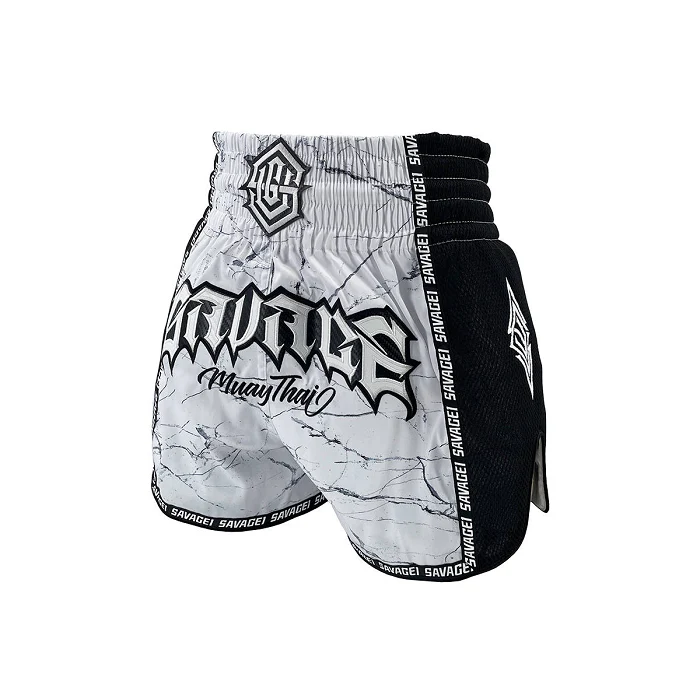 Savage One Marble Muay Thai Shorts - Image 3