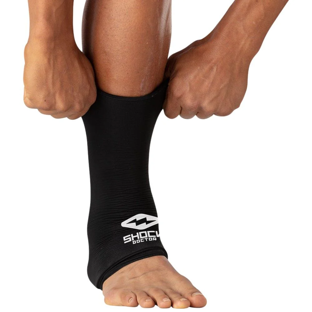 Shock Doctor Flex Ice Therapy Ankle Compression Sleeve - Image 3