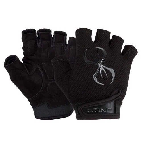 Sting K1 Weight Training Gym Gloves - Black