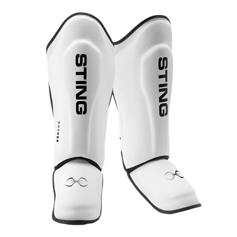 Sting Python MMA Shin & Foot Protector - White