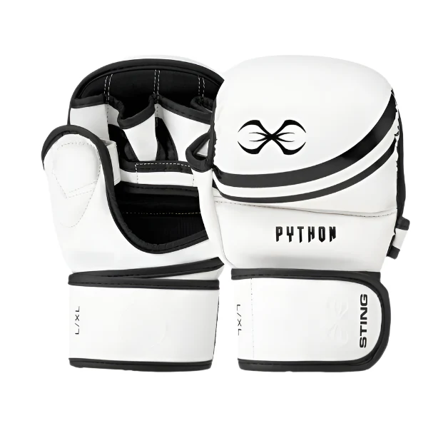 Sting Python MMA Sparring Gloves - White