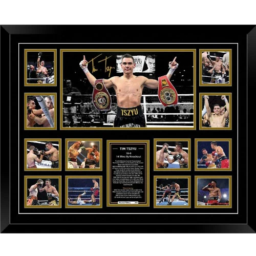 Tim Tszyu 20-0 Signed Photo Framed Limited Edition