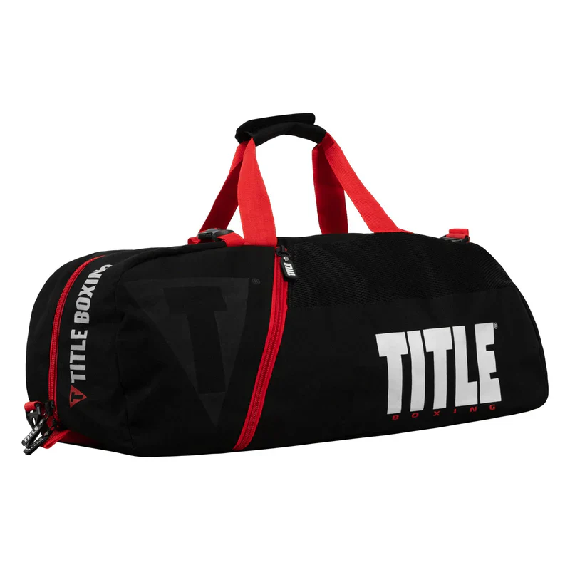 TITLE Boxing Champion Sport Gear Bag Backpack - Image 2