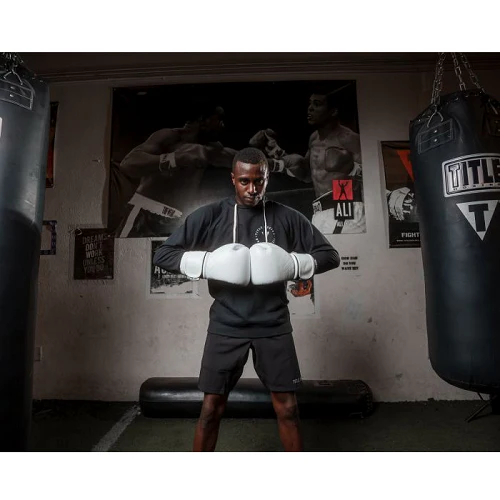 Title Ko-Vert Boxing Gloves White - Image 4