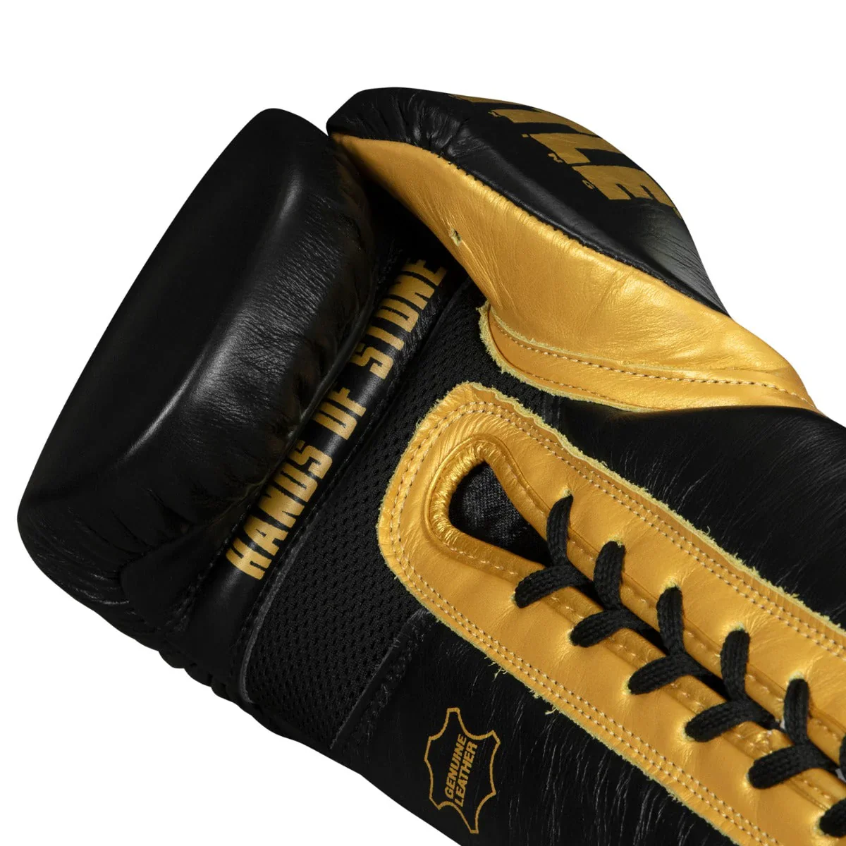 TITLE Roberto Duran Leather Sparring Boxing Gloves - Lace Up - Image 5