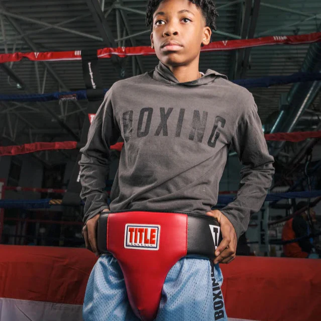 Title Boxing Classic Abdo Groin Guard Black/Red Youth/Adult - Image 6