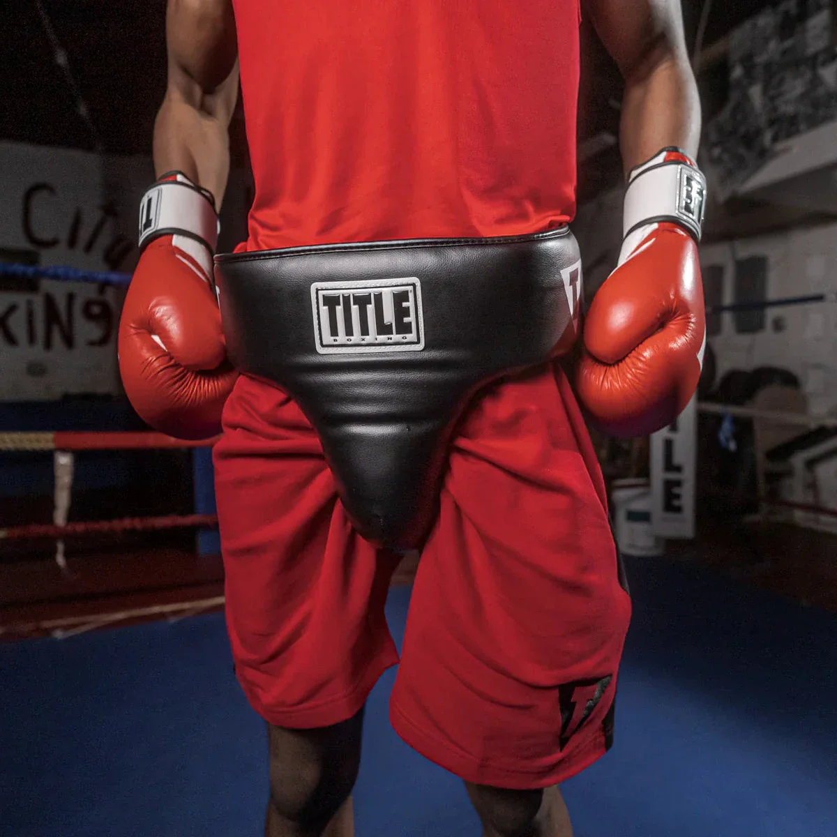 Title Boxing Deluxe Abdo Groin Guard - Black - Image 3