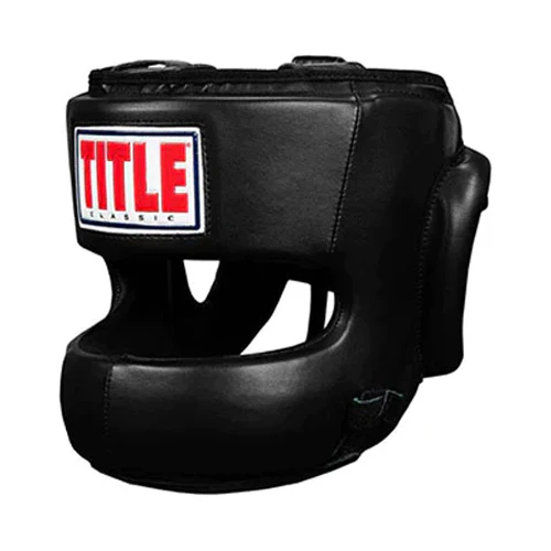 Title Classic Face Protector Boxing Headgear - Youth