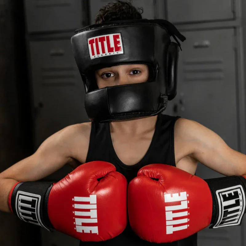 Title Classic Face Protector Boxing Headgear - Adult - Image 6