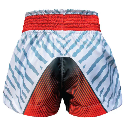 TUFF Cruel Tiger Thai Boxing Shorts - Grey - Image 2