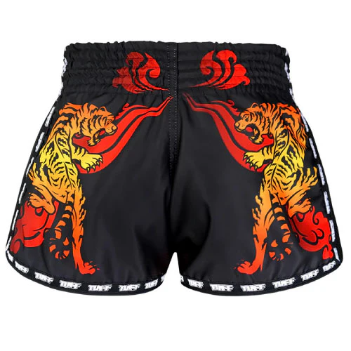 TUFF Furious Tiger Retro Muay Thai Shorts - Image 3