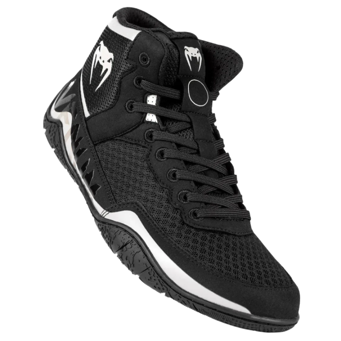 Venum Elite Wrestling Shoes – Black/Sand - Image 6