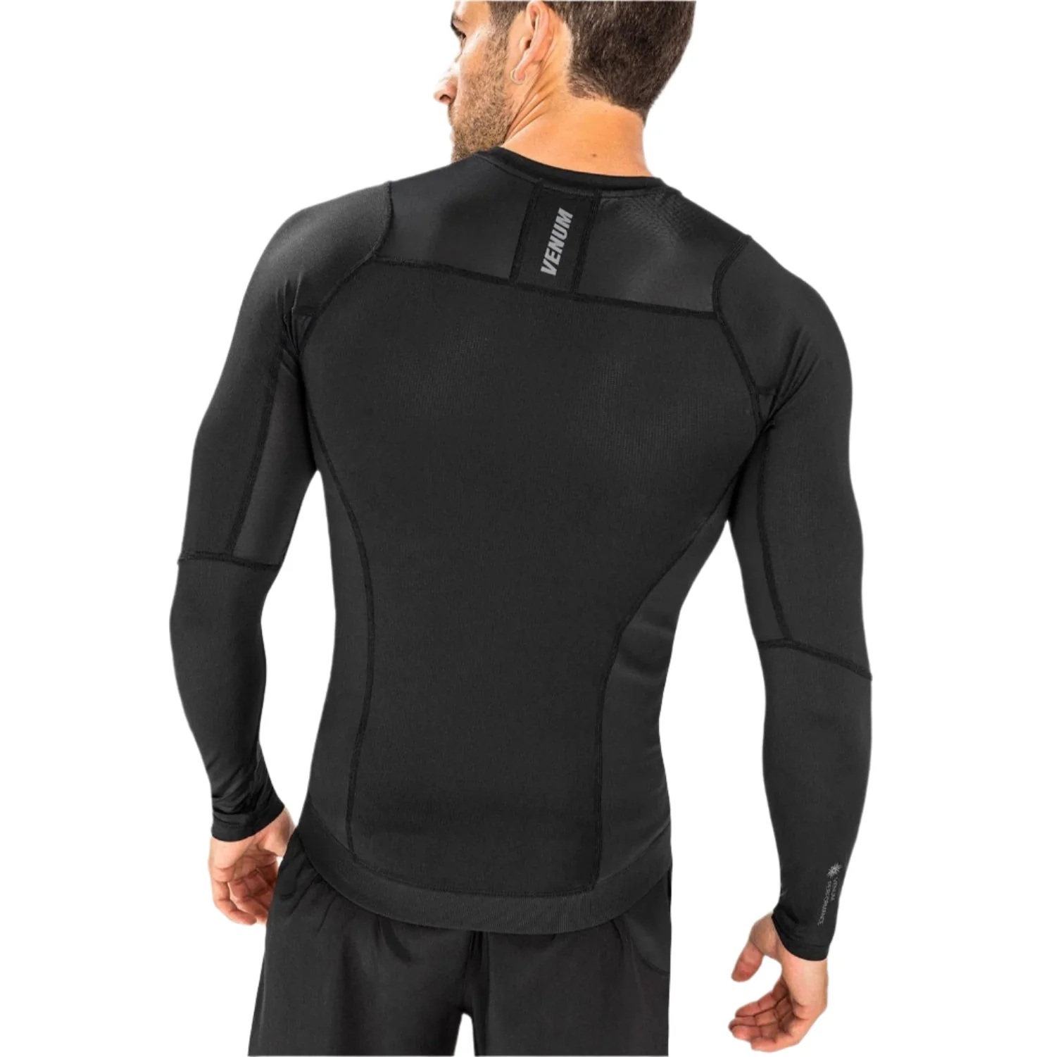 Venum G-Fit Air Black Long Sleeve Rash Guard - Image 3