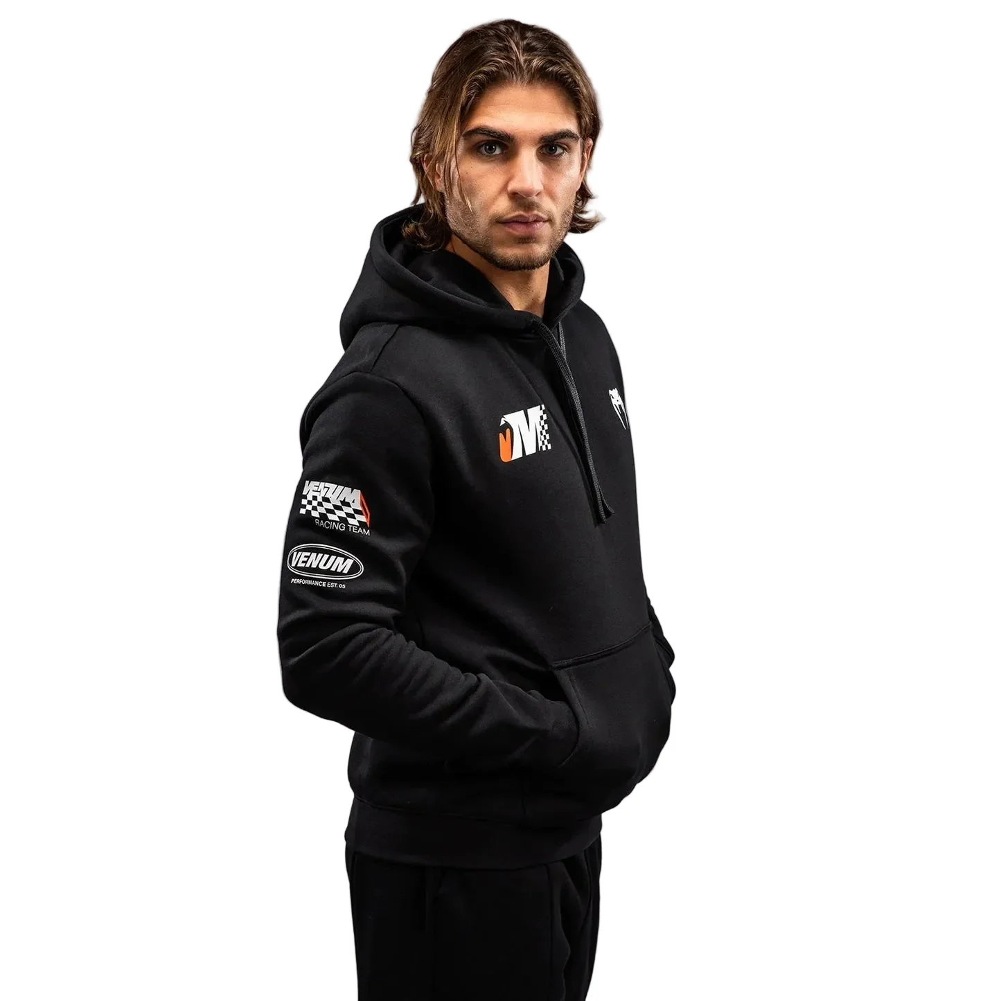 Venum Motorsport Hoodie - Deep Black - Image 3