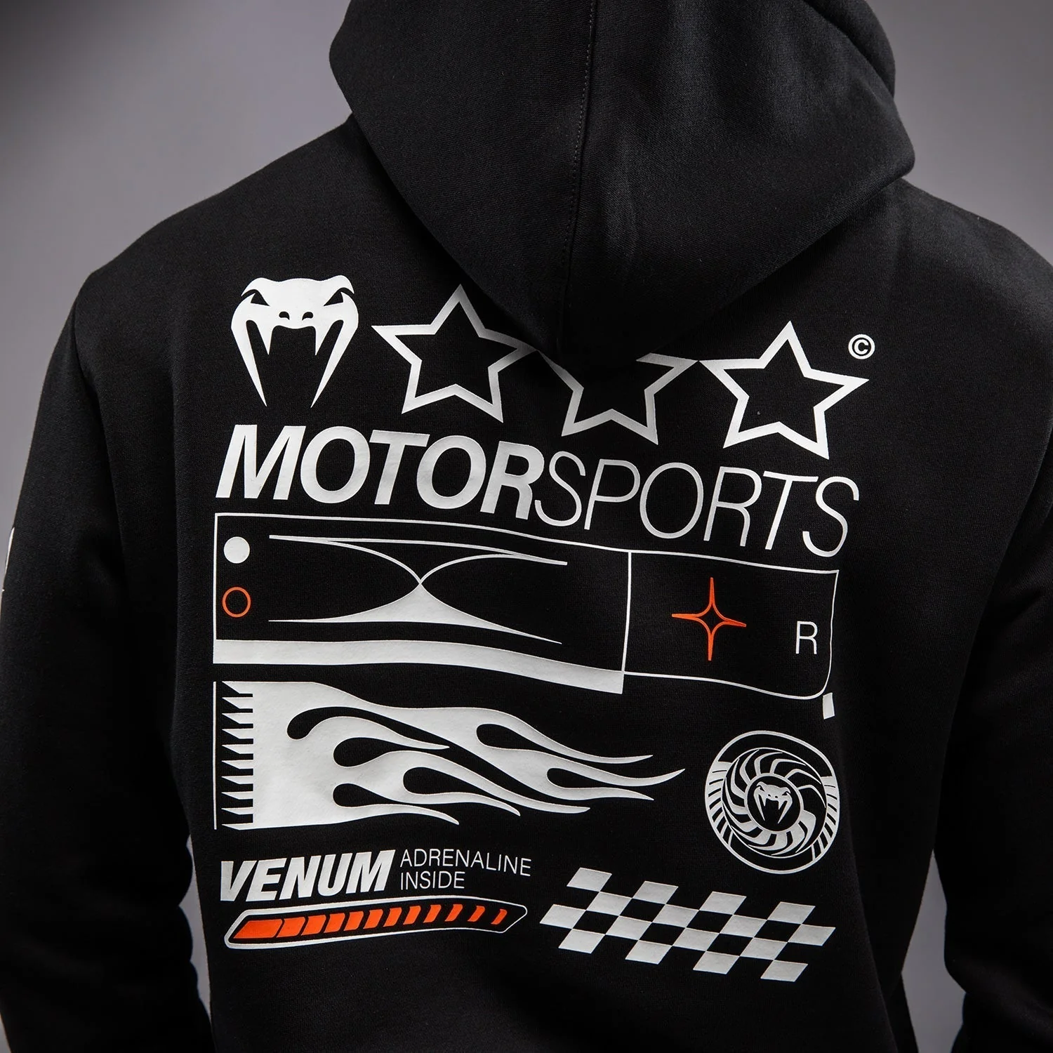 Venum Motorsport Hoodie - Deep Black - Image 4