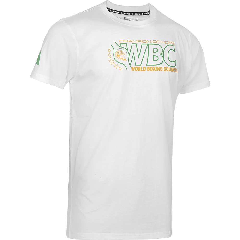 Adidas Boxing WBC Champion of Hope T Shirt - White - Image 2