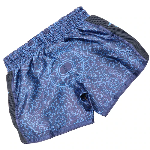 Wicked One Lion Muay Thai Shorts Blue - Image 3