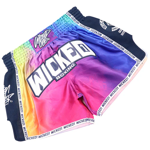 Wicked One Rainbow Muay Thai Shorts - Image 2