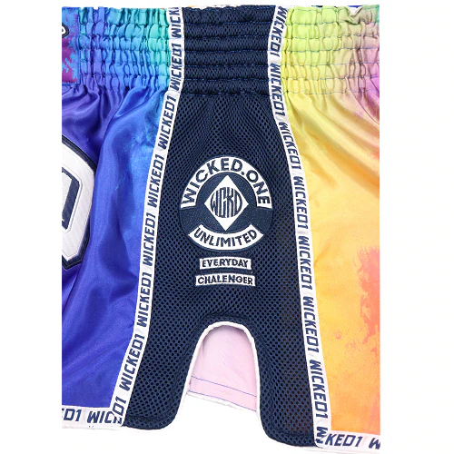 Wicked One Rainbow Muay Thai Shorts - Image 5