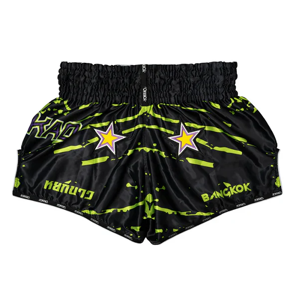 Yokkao Angry Bull Muay Thai Shorts Black - Image 2