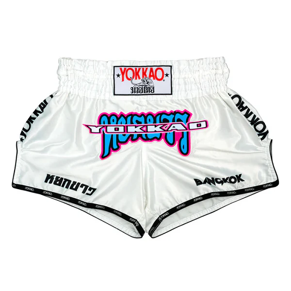 Yokkao East Club Muay Thai Shorts White