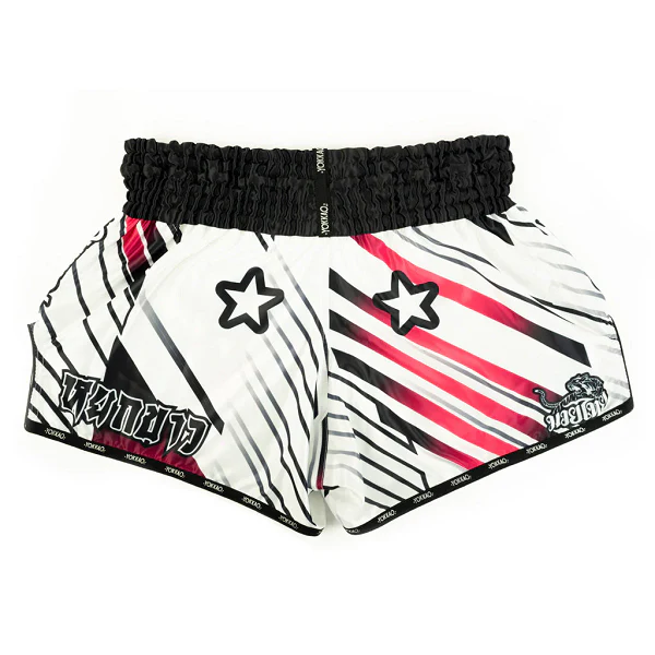 Yokkao Power Muay Thai Shorts White - Image 2