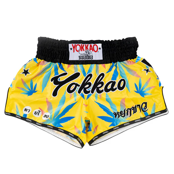 Yokkao Wax Muay Thai Shorts Yellow